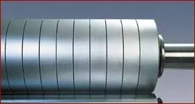 Aluminium grooved rollers